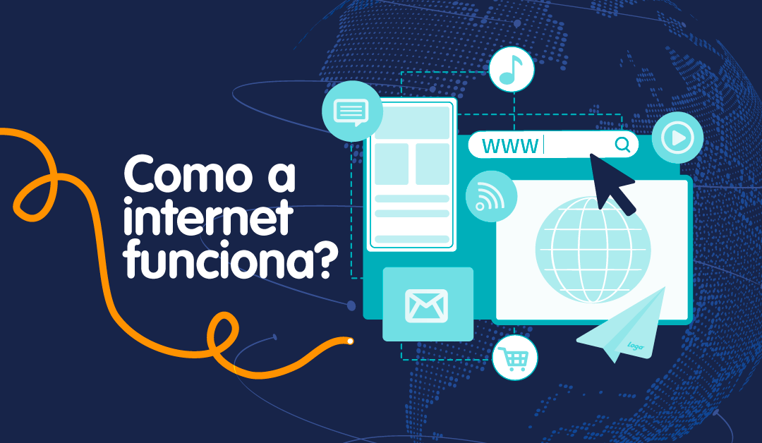 como funciona a internet